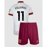 West Ham United Niclas Fullkrug #11 Replika babykläder Tredjeställ Barn 2024-25 Kortärmad (+ korta byxor)